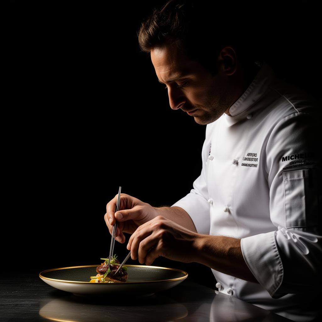 Chef Gérald Guille au travail